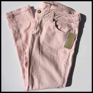 MK Michael Kors Izzy Skinny Jeans Blossom Pink 12